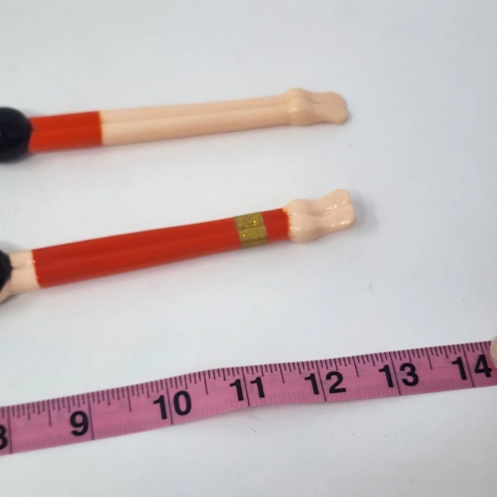 Pylones Paris Salad Pasta Serving Fork and Spoon Set Swimmers 13'' Vintage
